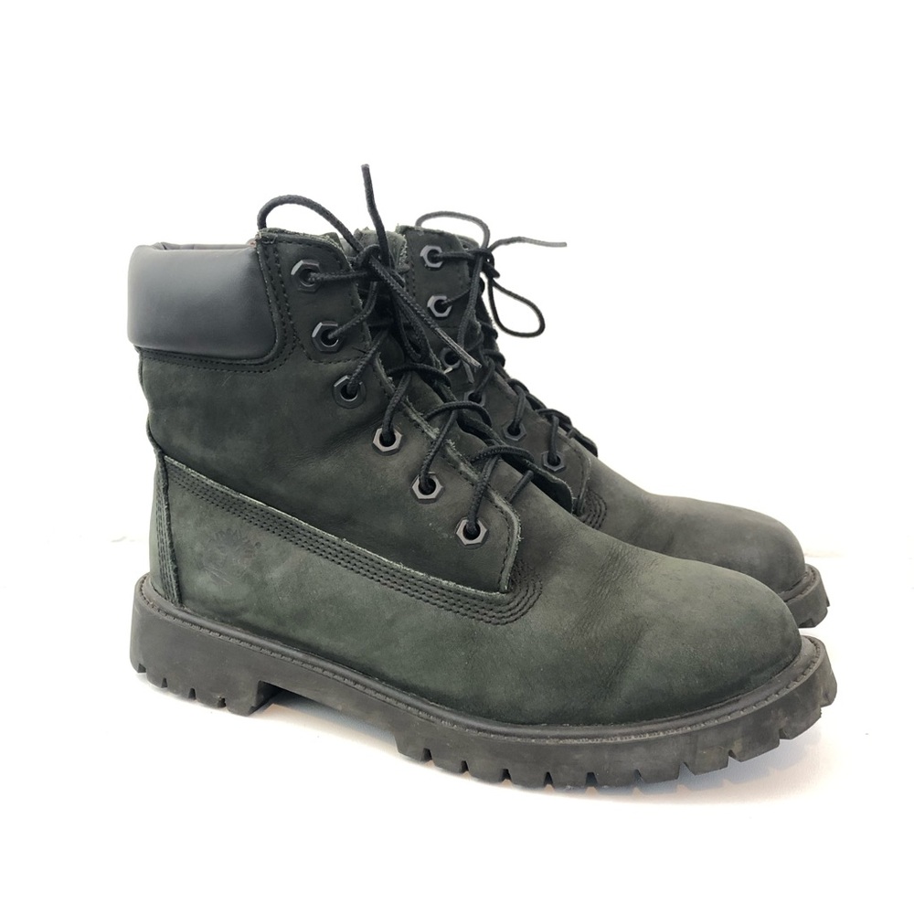Timberland Junior Premium 6in Waterproof Boots Black Size 6